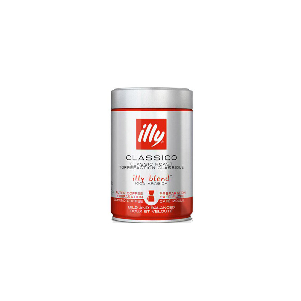 Ground coffee ILLY medium roasted Filter, 250g