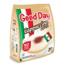 Good Day Cappuccino (No Sugar) Instant Coffee Mix, 20x13G