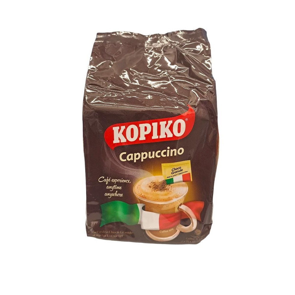 Kopiko Kopiccino with Choco Granule - Instant Coffee 10x25G