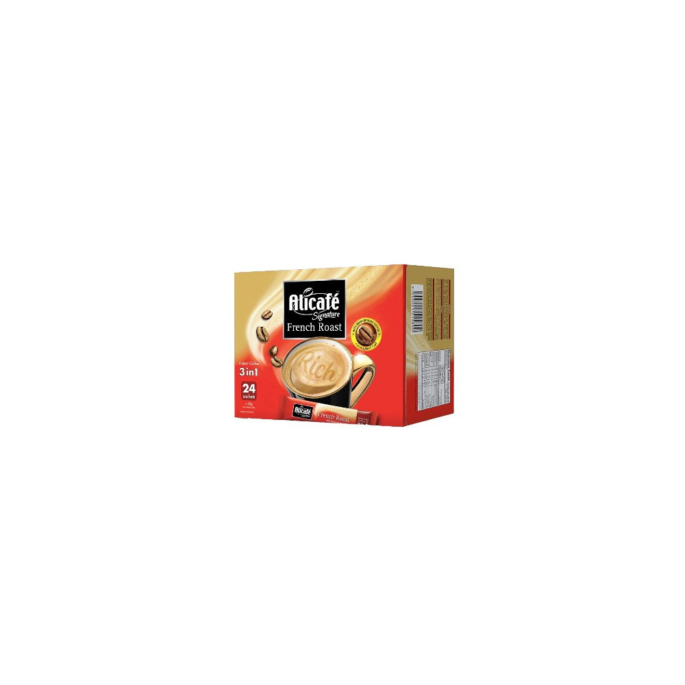 Alicafe French Roast 3 in 1 Instant Coffee 24x25g