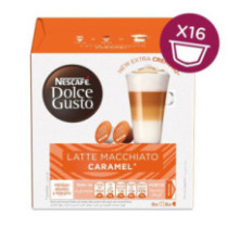 Nestle Dlc Latte Macc. Caramel 16Cap 145Gm