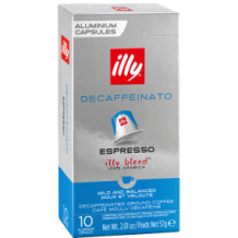 Illy 10ct Decaf Coffee Capsules 5.7G
