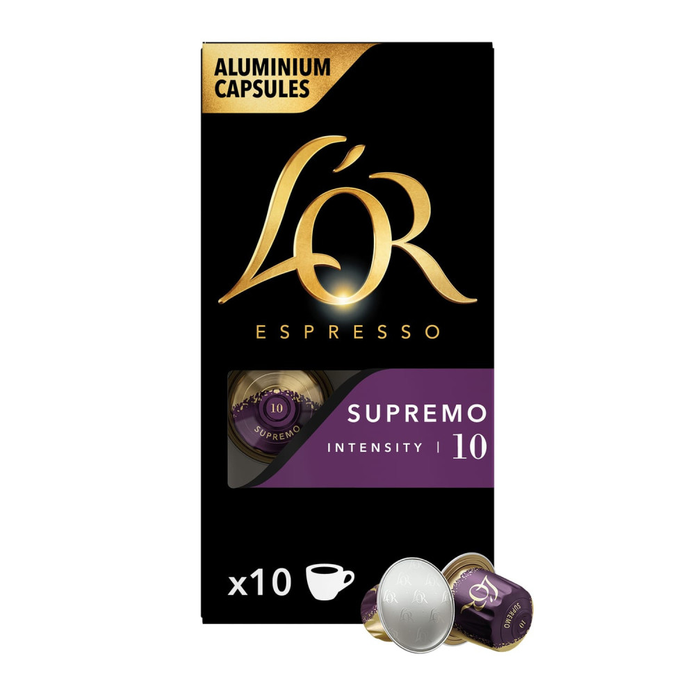 L'OR Supremo ALU capsules for Nespresso 10 pcs 52gm