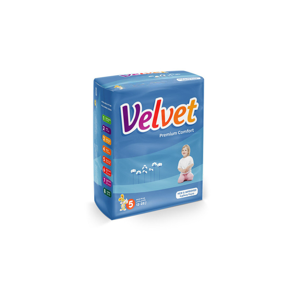 Velvet Maxi Plus Family 12-25 Kg No. 5 (11 Diapers)