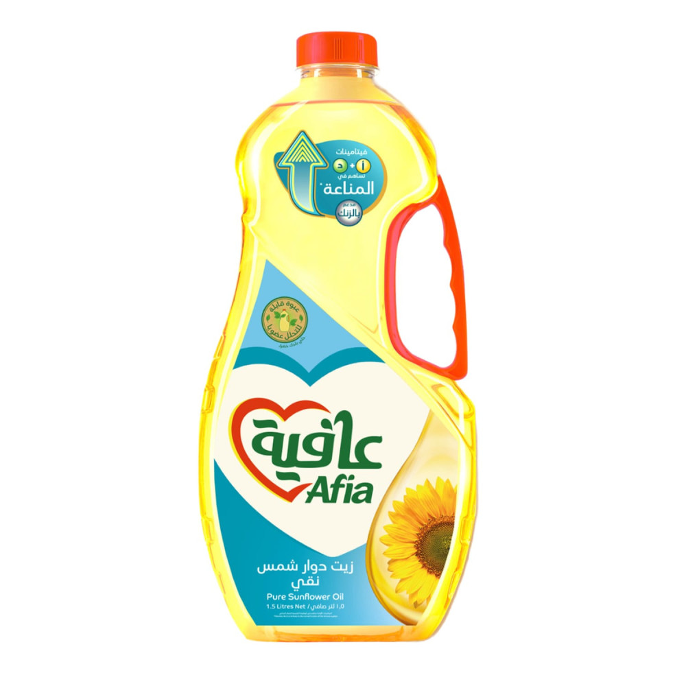 زيت دوار الشمس عافية ١.٥ لتر