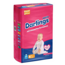 Darlings Giant Baby Diapers (64 Diapers) 16-7 Kg No.4