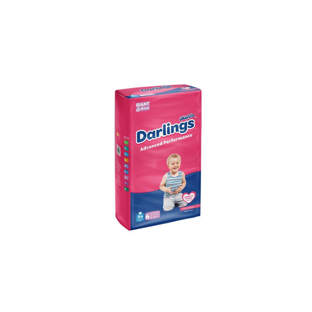 Darlings Giant Baby Diapers (50 Diapers) 30-18 Kg No. 6