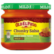 Old El Paso Mild Sauce With Tomato Chunks For Dipping 312g At