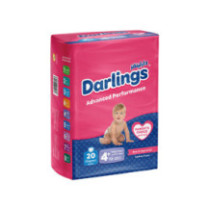 Darlings Baby Diapers (20 Diapers) Family 10-20 Kg No. 4+