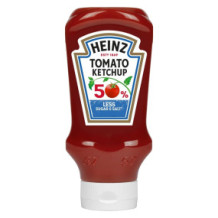 Tomato Ketchup 50% Less Sugar & Salt, 625 Gm HEINZ
