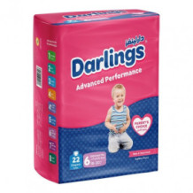 Darlings Baby Diapers (22 Diapers) Family 18-30 Kg No. 6