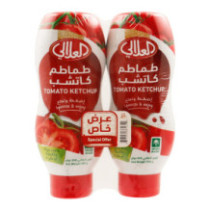 Al-AlaliKetchup Alali Plastic 585g 2pcs