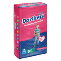 Darlings Baby Diapers (15 Diapers) Family 35+Kg No. 8