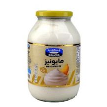 Saudia Mayonnaise Glass Jar 946gm