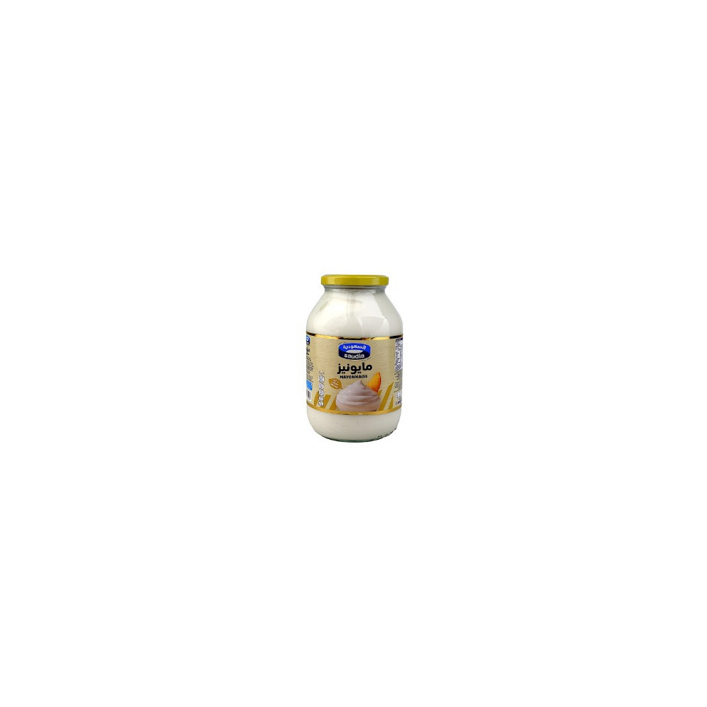 Saudia Mayonnaise Glass Jar 946gm