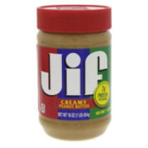 Jif Peanut Butter Creamy Plastic 354g