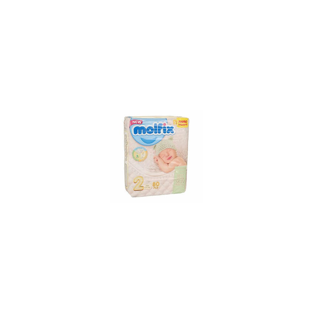 Molfix 3D Mini Jumbo 2 Size 80Diapers