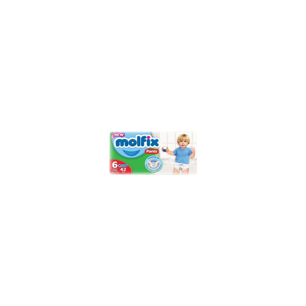 Molfix, baby diaper 6 sizes 42 Diapers