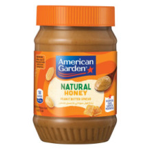 American Garden Natural Honey Peanut Butter Spread 454g