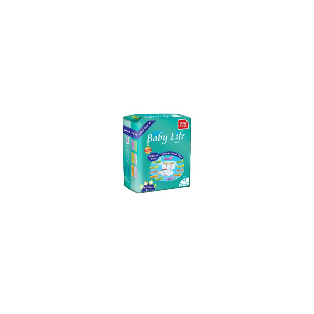 Baby Life Maxi Value Pack Diapers No. 5, 66 Diapers