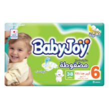 حفاضات بيبي جوي حجم جونيور XXL 38 قطعة