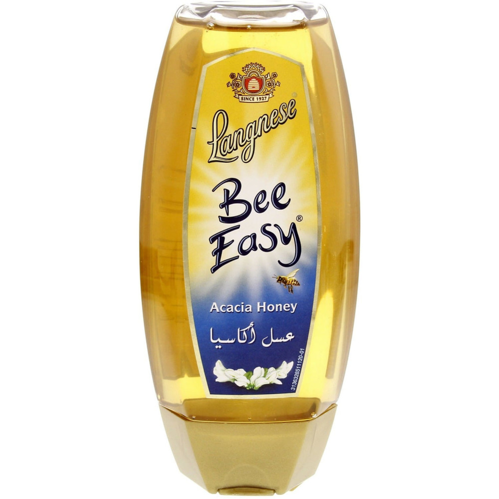 عسل لانجينيز من الأكاسيا بشمع طبيعي ٥٠٠ غرام
