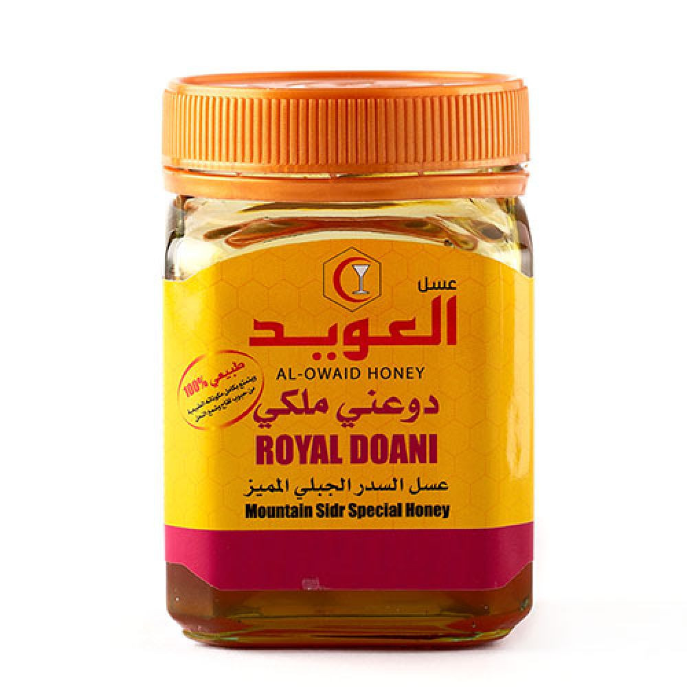 عسل سدر ملكي يمني دوعن عسل جانا رحيق مختوم ٢٥٠ غرام