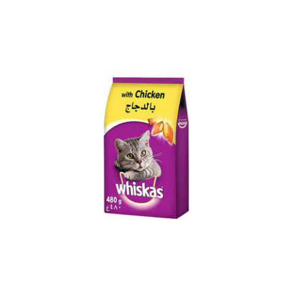 Wiskas Cat Food Chicken 480 gm