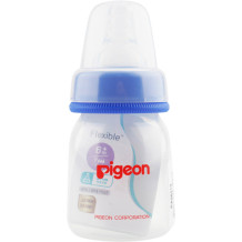 Plastic bottle with transparent cover in several colors from Pigeon, 50 ml