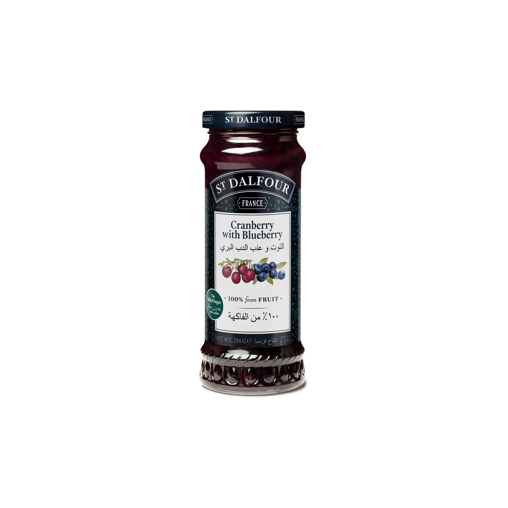 St. Dalfour Strawberry Cranberry Jam 284gm