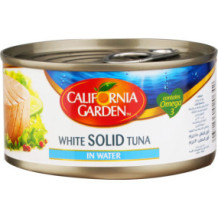 كاليفورنيا جاردن تونة بيضاء في الماء ١٨٥ جم