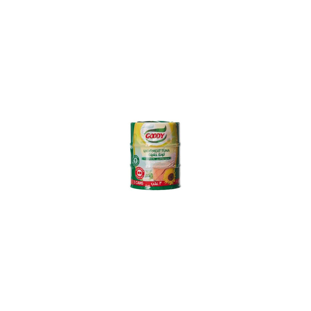 Goody Light Meat Tuna In Sunflower Oil 3S 160Gm