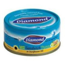Diamond Tuna With Oil 160g 3 Pieces