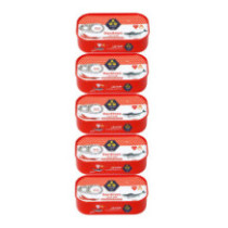 Al-Wazzan Sardines With Pepper 5 Pieces 125 gm