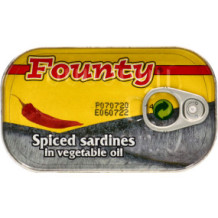 سردين فونتي حار ١٢٥ غرام