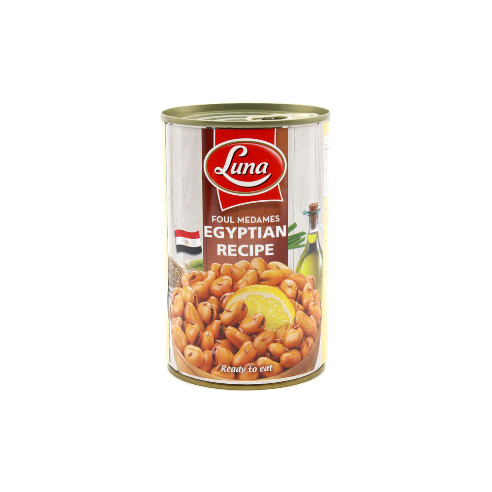 فول مدمس مصري من لونا (٤٥٠ غرام)