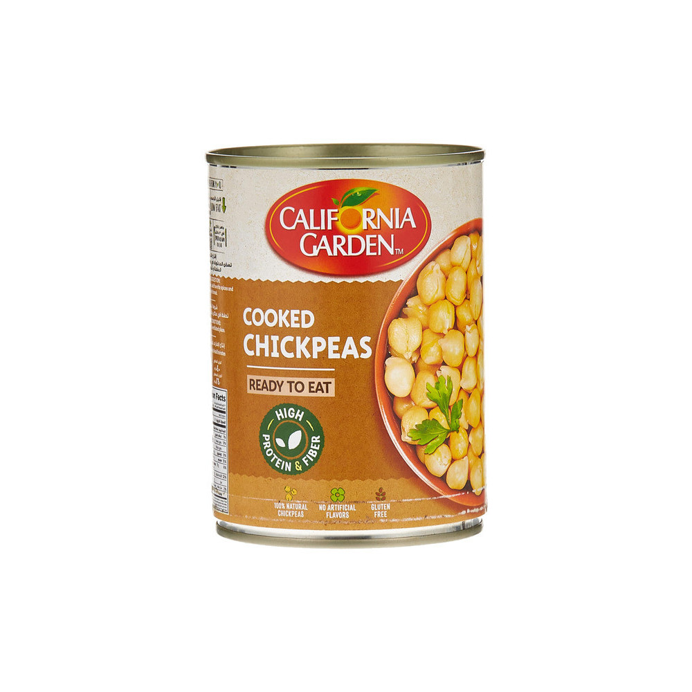 California Garden Chickpeas Beans Without Flavor No Gluten Protein 400 gm