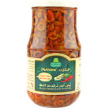 حلواني اخوان زيتون أخضر شرائح بالفلفل ٦٥٠ غرام