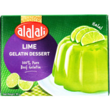 Al-AlaliGelatin Lime Flavored Candy 85 Grams
