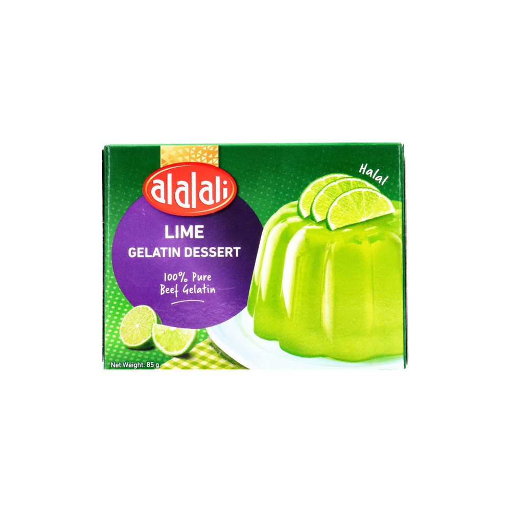 Al-AlaliGelatin Lime Flavored Candy 85 Grams