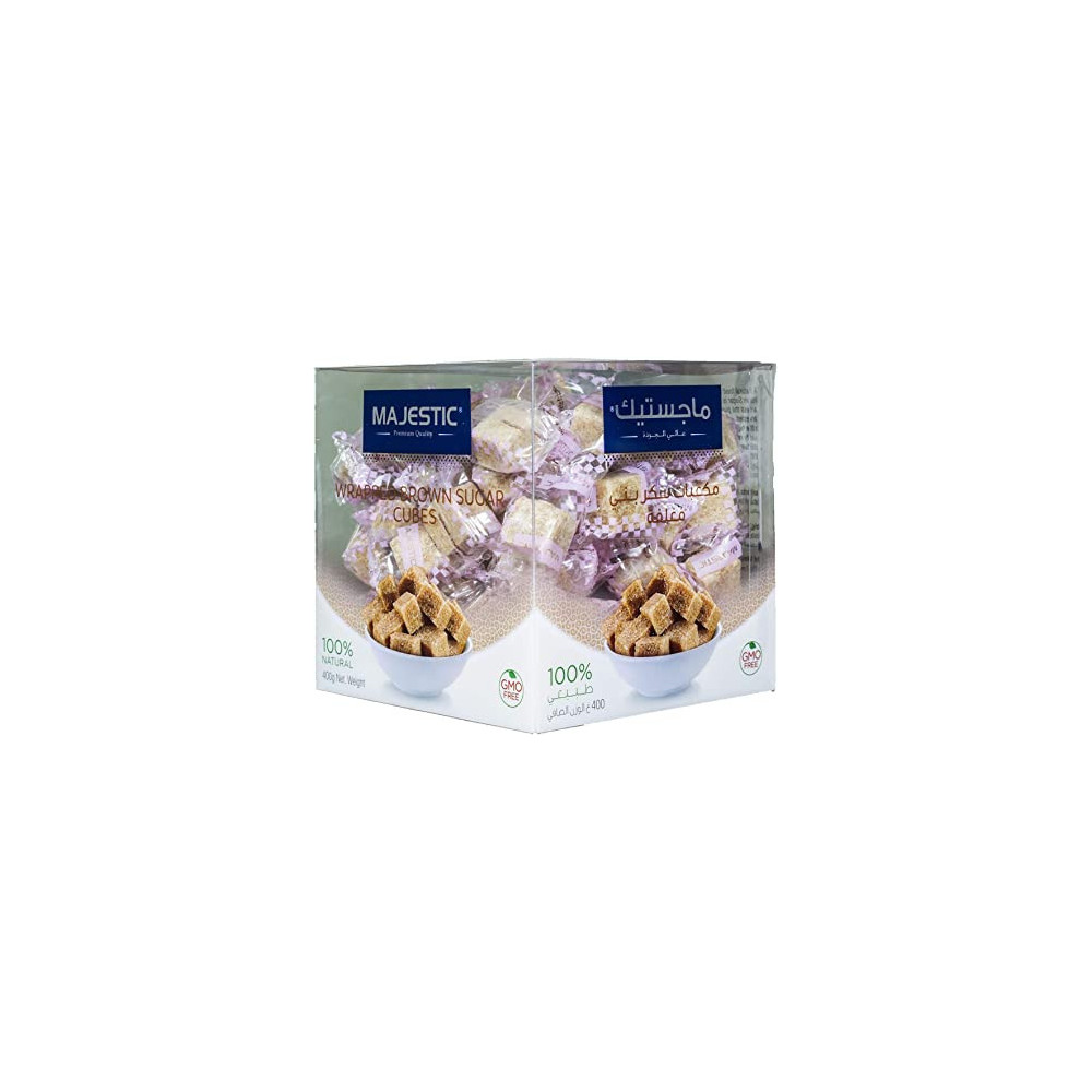 Majestic Wrapped Brown Sugar Cube 400 g