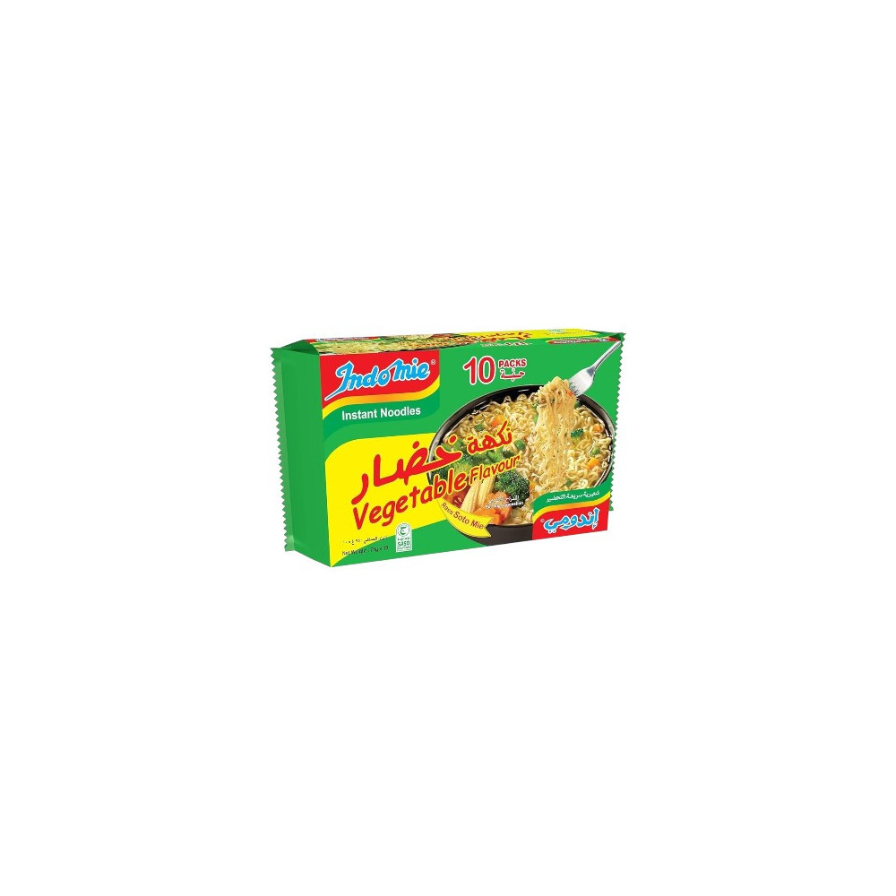Indomie, Vegetable Noodles 10 X 77Gm