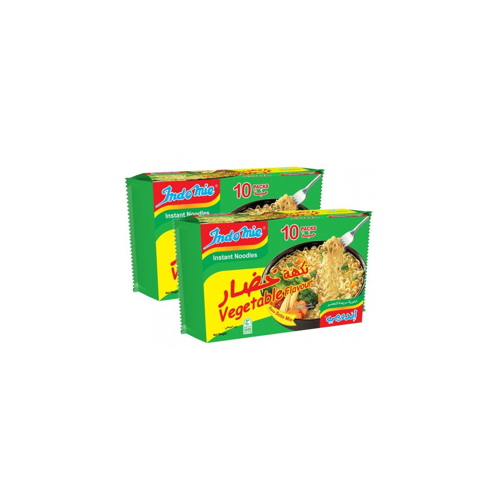 إندومي نودلز خضار 77x20 جم 2 باكت
