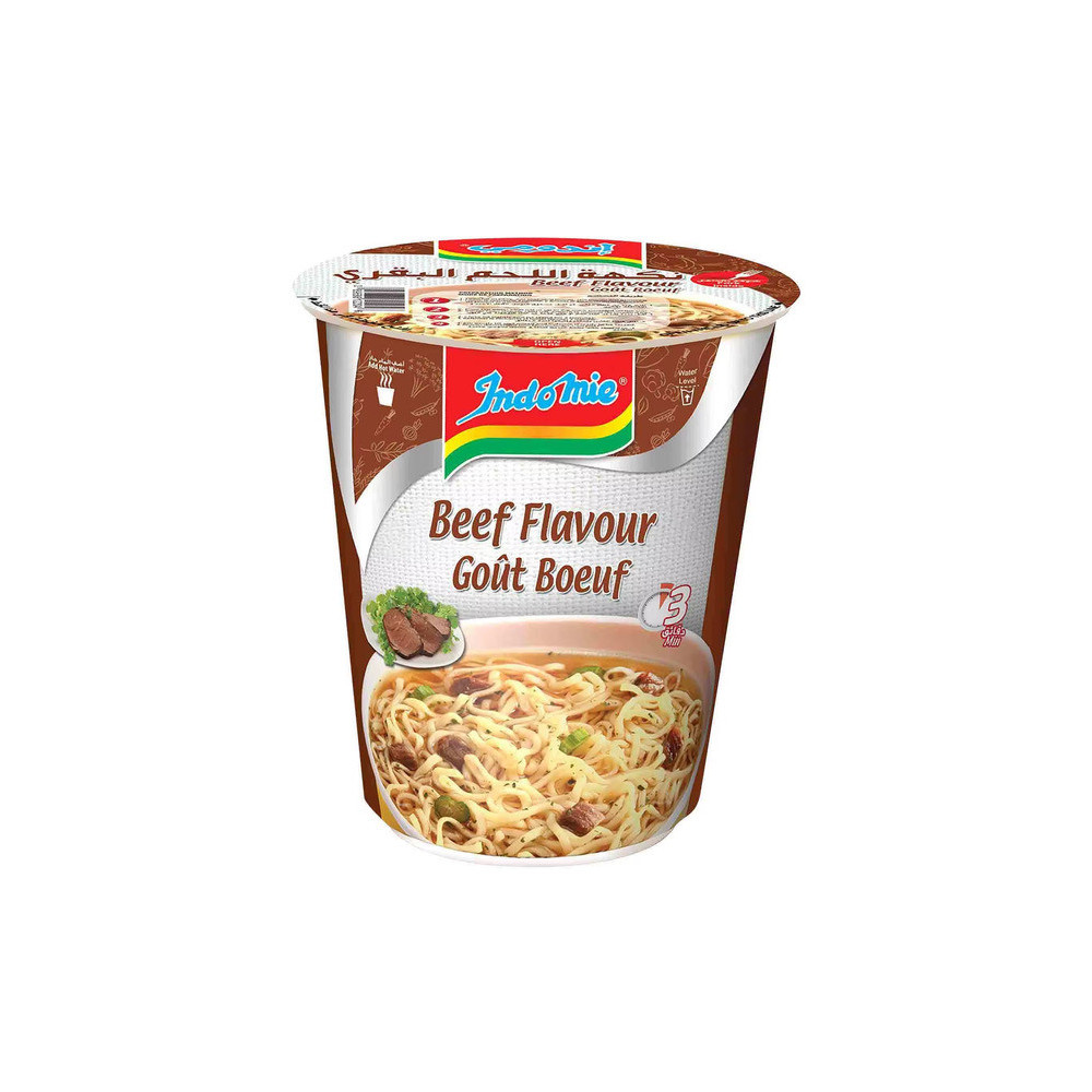 Indomie Beef, Instant Cup Noodles 62Gm
