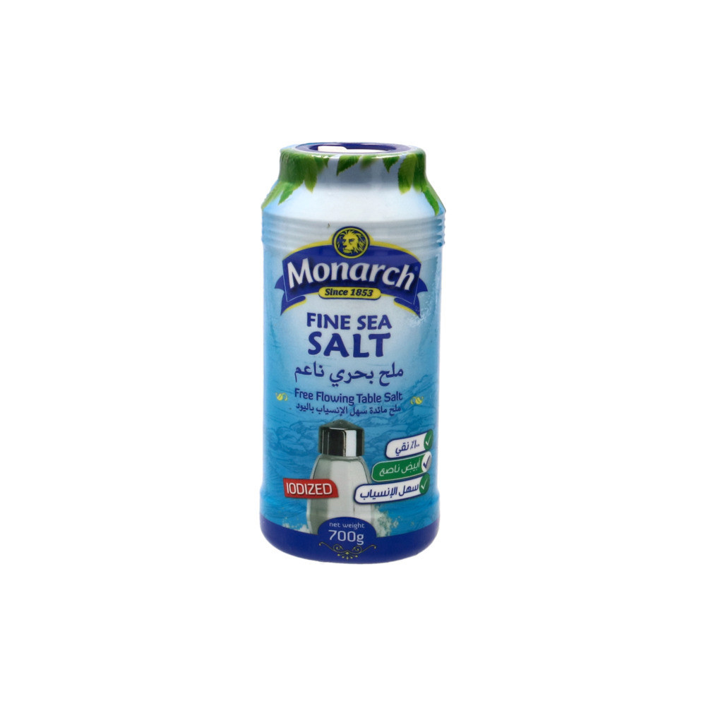 Monarch Iodine Fine Sea Salt 700 gm