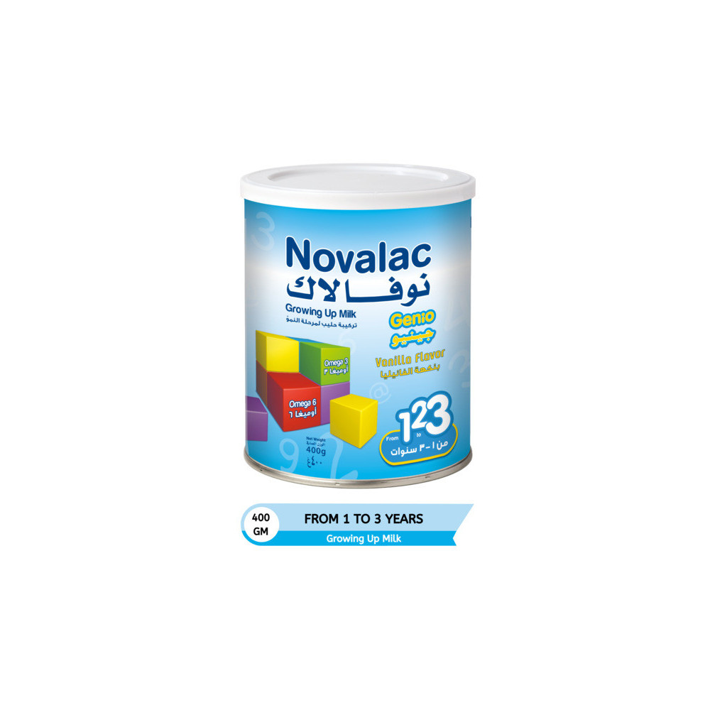Novalac Genio 123 growing Up Formula 1-3 Years 400 g