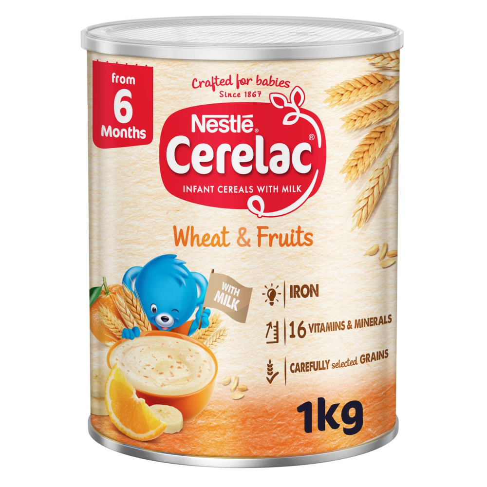 CERELAC WHEAT&FRUITS, BABY FOOD 1KG