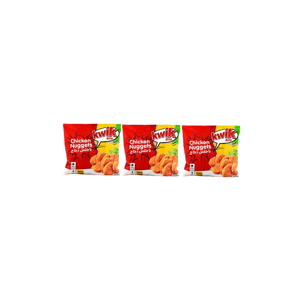 Kwik Bit Chicken Nuggets 3x250 g
