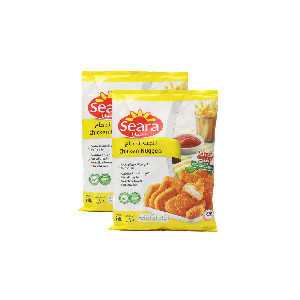 Seara Chicken Nugget Twin Pack 750Gm 2pcs