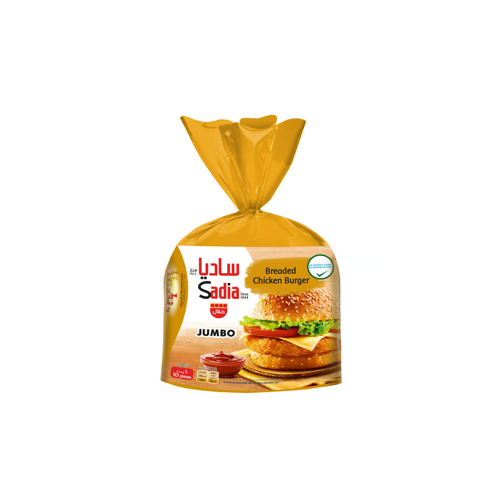 Sadia BurgerBreaded Jumbo Chicken 1 Kg